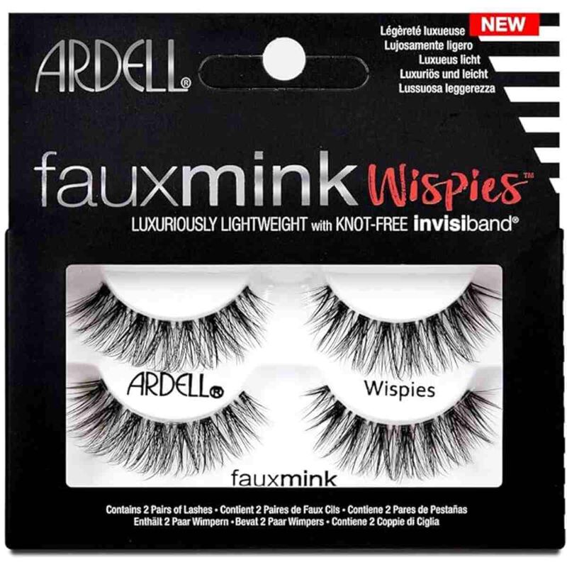 ardell fauxmink lashes wispies double pack