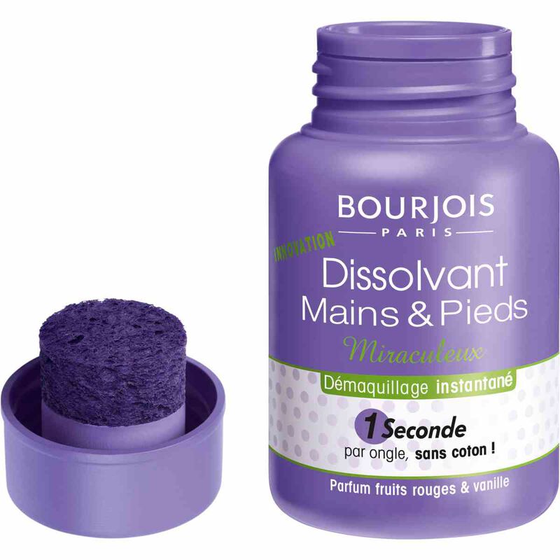 bourjois magic hands & feet nail polish remover clear
