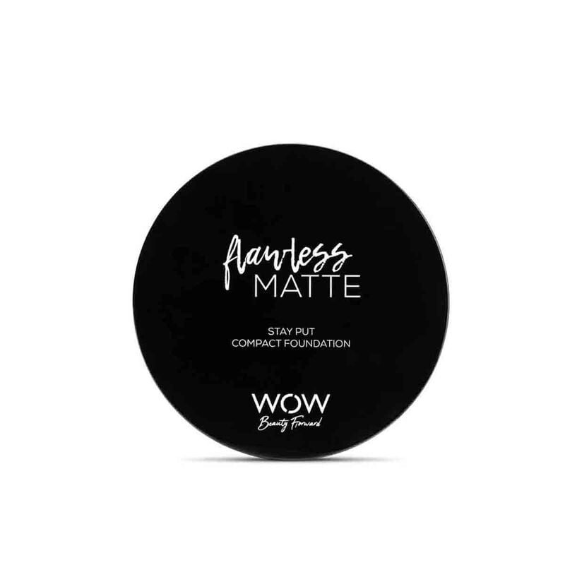 wow beauty flawless matte stay put compact foundation