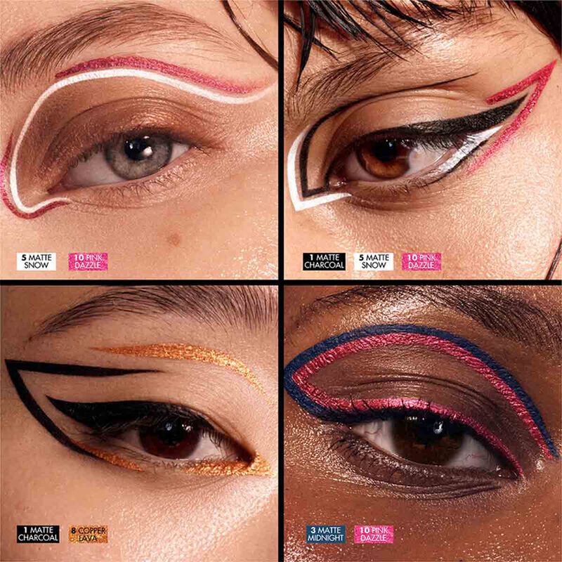 ميك اب فور ايفر محدد عيون سائل اكوا ريزيست كولور إنك