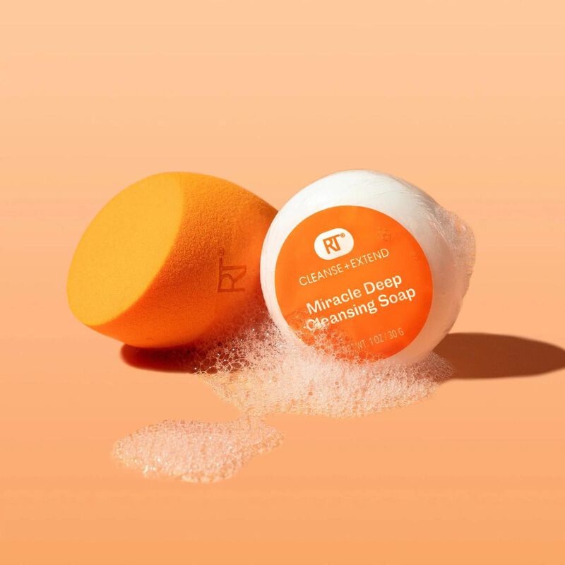 real techniques miracle blend + cleanse set