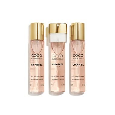 COCO MADEMOISELLE TWIST AND SPRAY Eau de Toilette rechargeable faces coco mademoiselle twist and spray eau de toilette rechargeable