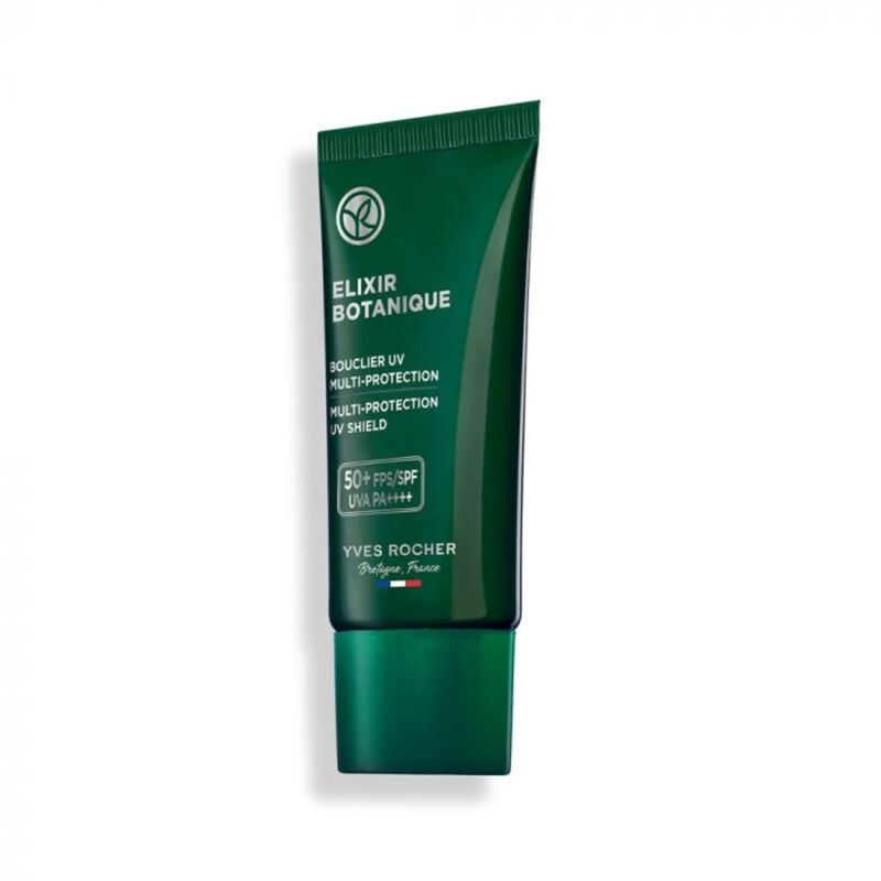 yves rocher multiprotection uv shield spf 50+ for all skin types