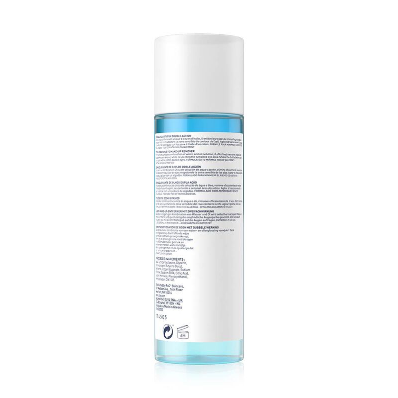 roc double action eye makeup remover 125ml