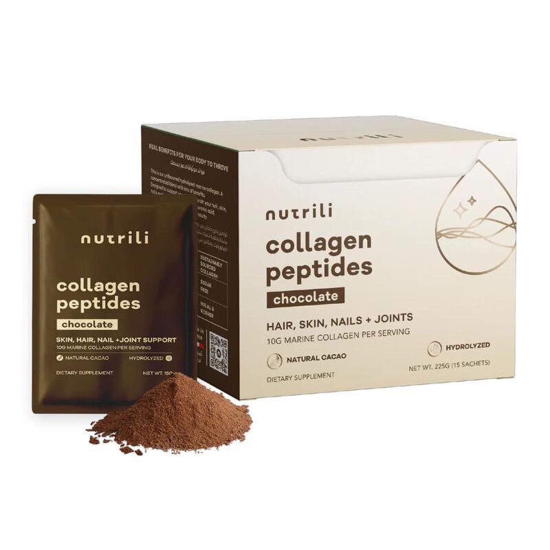 نوتريلي chocolate collagen peptides 15 sachets