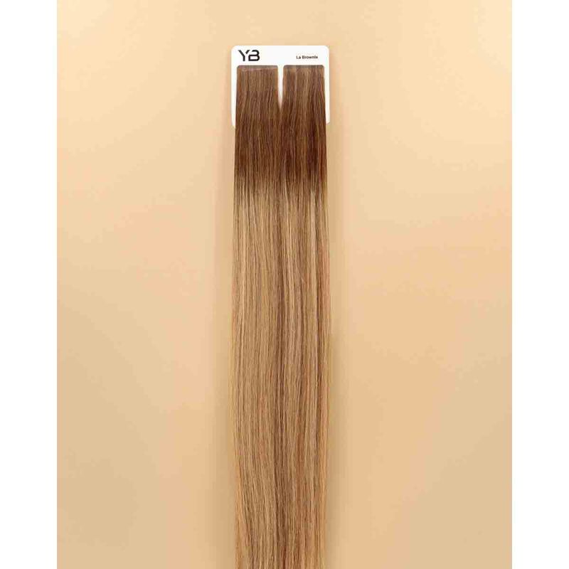 youmi beauty extensions shade la brownla tape in