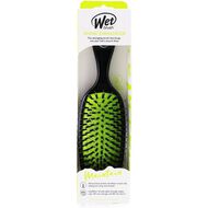 Shine Enhancer Hair Brush - Black Green faces shine enhancer hair brush black green