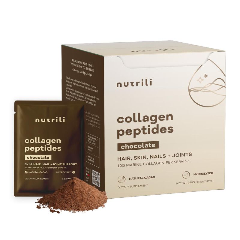 nutrili marine collagen peptides  chocolate
