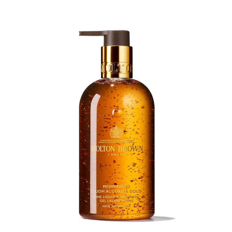 molton brown mesmerising oudh accord & gold fine liquid hand wash