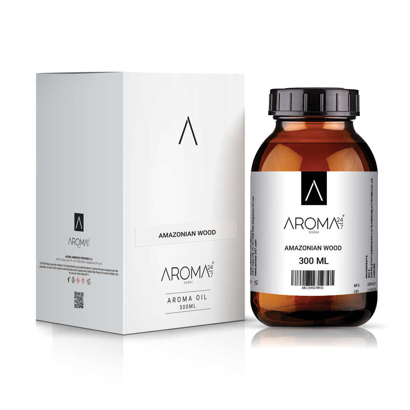 aroma 24/7 oil for scent diffusers amazonian wood