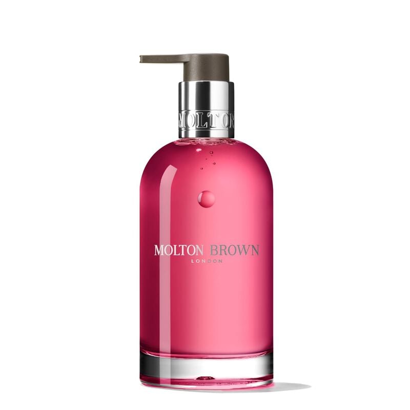 molton brown fiery pink pepper fine liquid hand wash glass bottle
