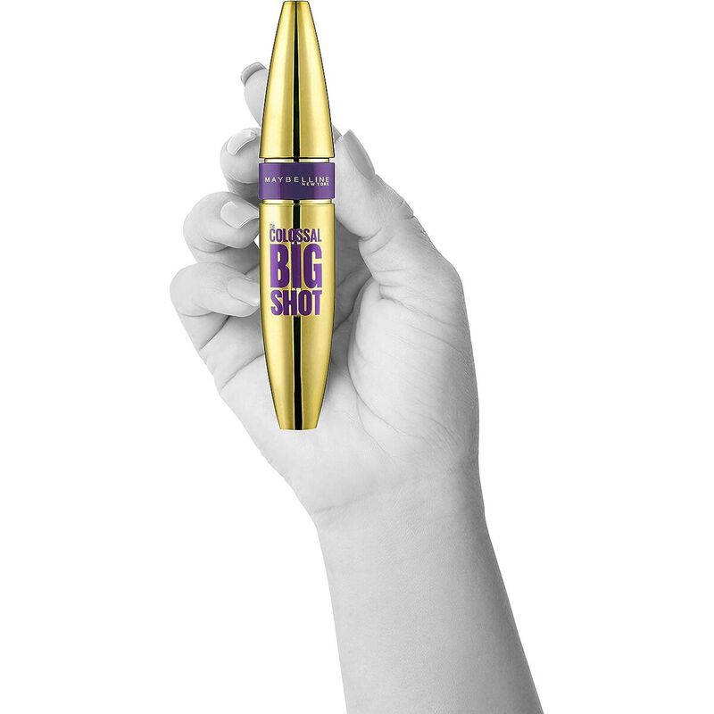 maybelline new york ماسكارا فوليوم إكسبريس بيج شوت القابلة للغسل أسود داكن