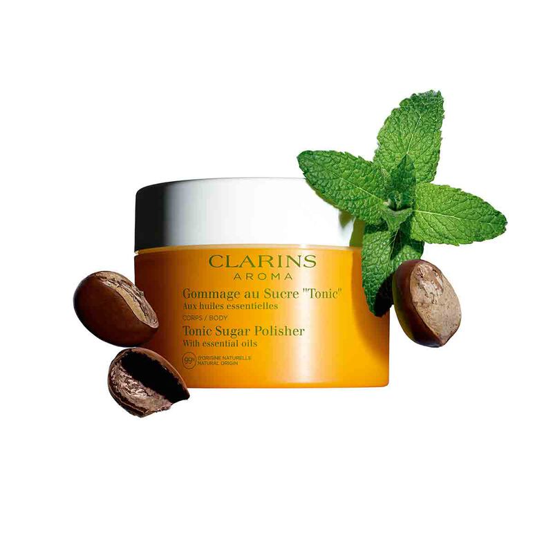 clarins tonic sugar body polisher 250g