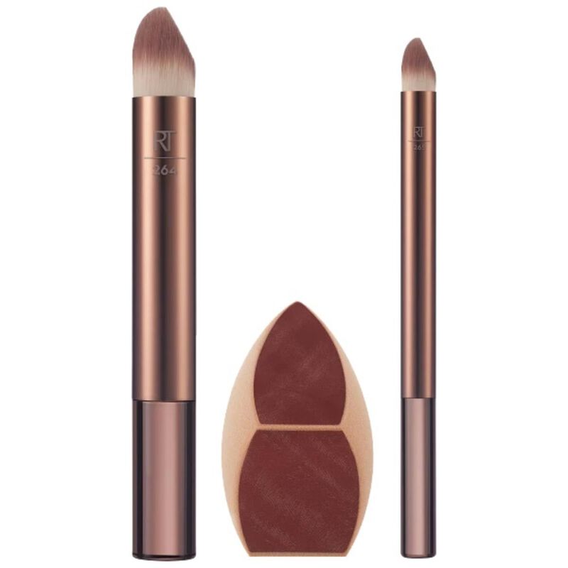 ريل تكنينك إسفنجة ميكب سيفر+ مجموعة فرش