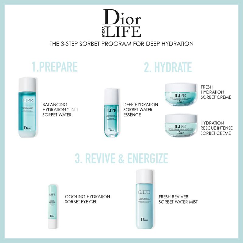 dior dior hydra life fresh reviver sorbet water mist