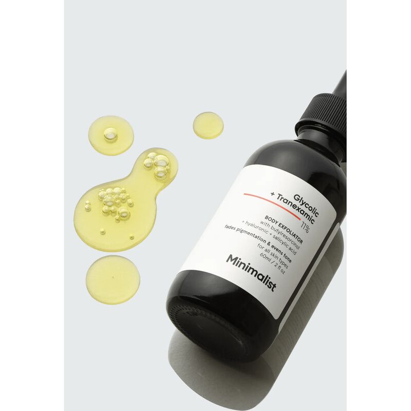 منيماليست مقشر الجسم بحمض الجلايكوليك وحمض الترانكساميك 11%