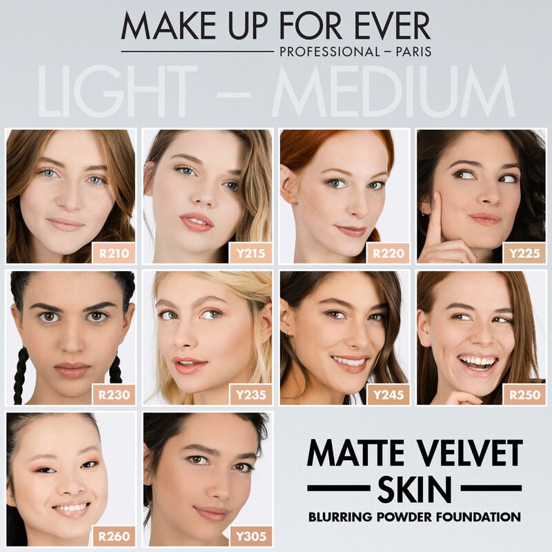 make up for ever matte velvet skin compact powder