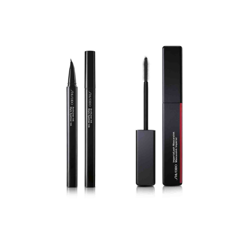 shiseido archliner ink 01 x  imperiallash mascaraink 01