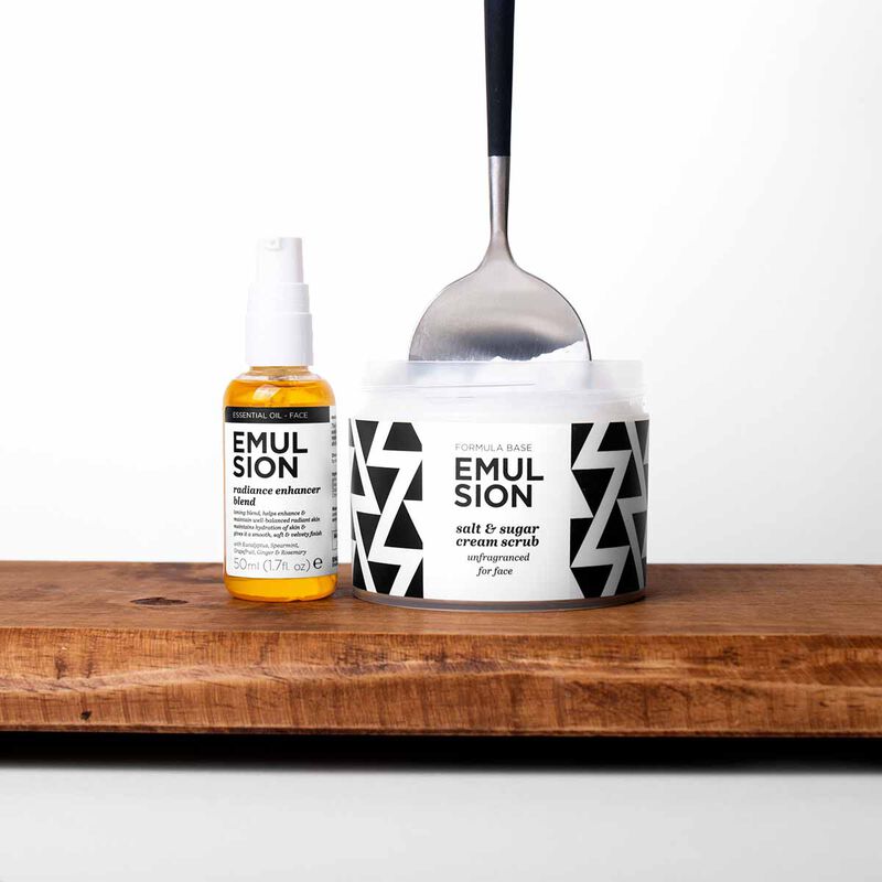 ايمالشن كوزمتكس كريم مقشر بالملح والسكر بدون رائحة 350مل