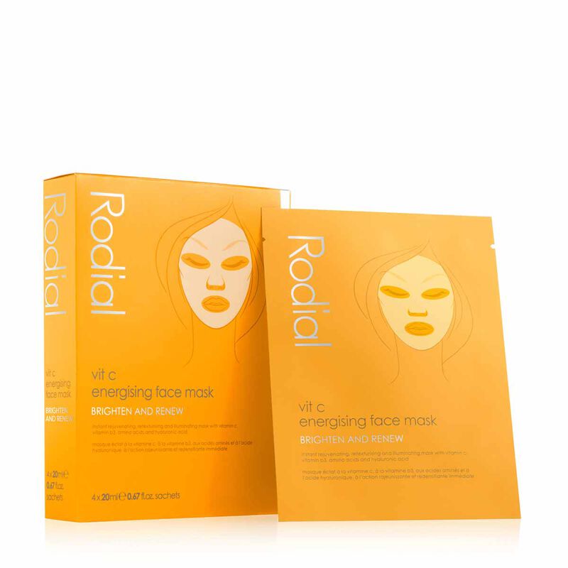 روديال vit c brightening sheet mask x4