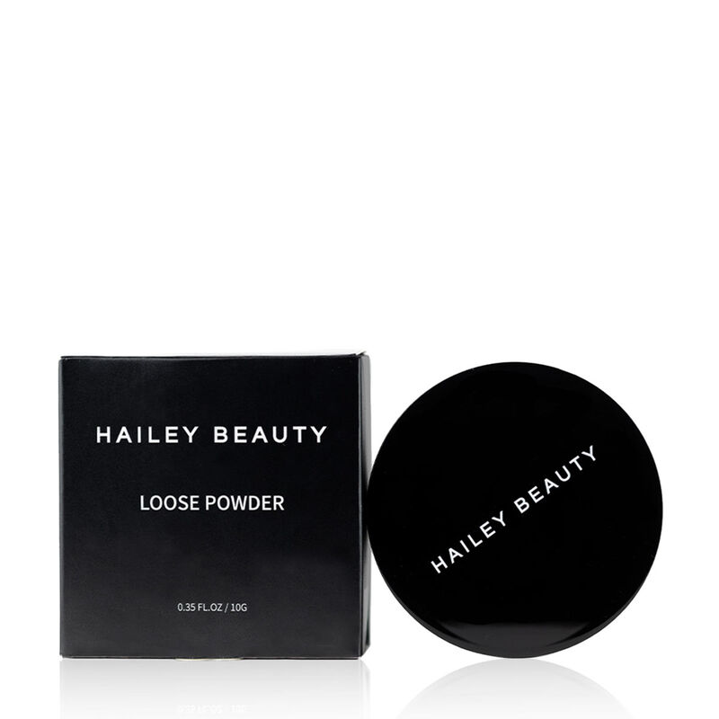 hailey beauty mattifying loose powder