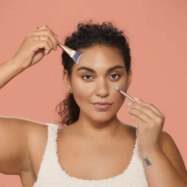 faces مجموعة فرشاة ثنائية للعناية بالبشرة