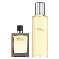 Terre D'Hermès Eau de Toilette, 30ml Travel Spray and 125ml Refill faces terre d herm s eau de toilette 30ml travel spray and 125ml refill