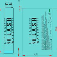 faces 5d lash waterproof mascara