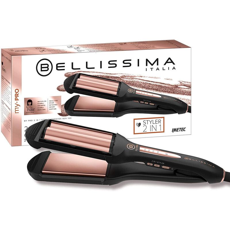bellissima my pro 2 in 1 straightand  waves hair styler