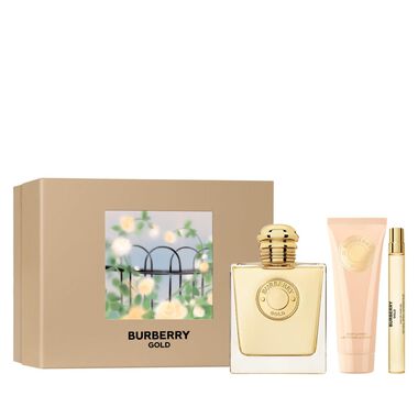 faces مجموعة عطور ثلاثية غولد وكريم الجسم