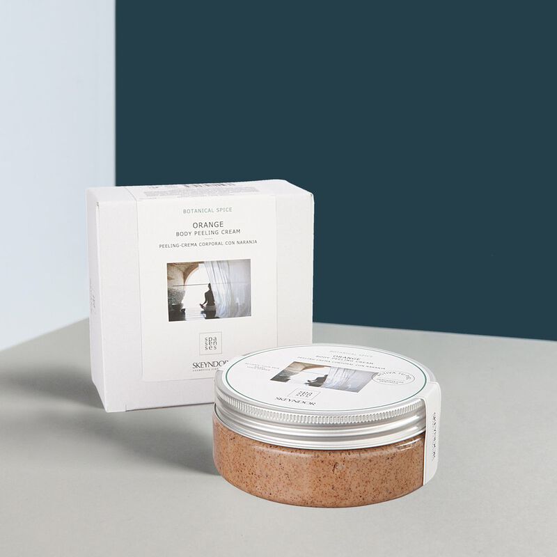 skeyndor spa senses botanical orange body peeling cream