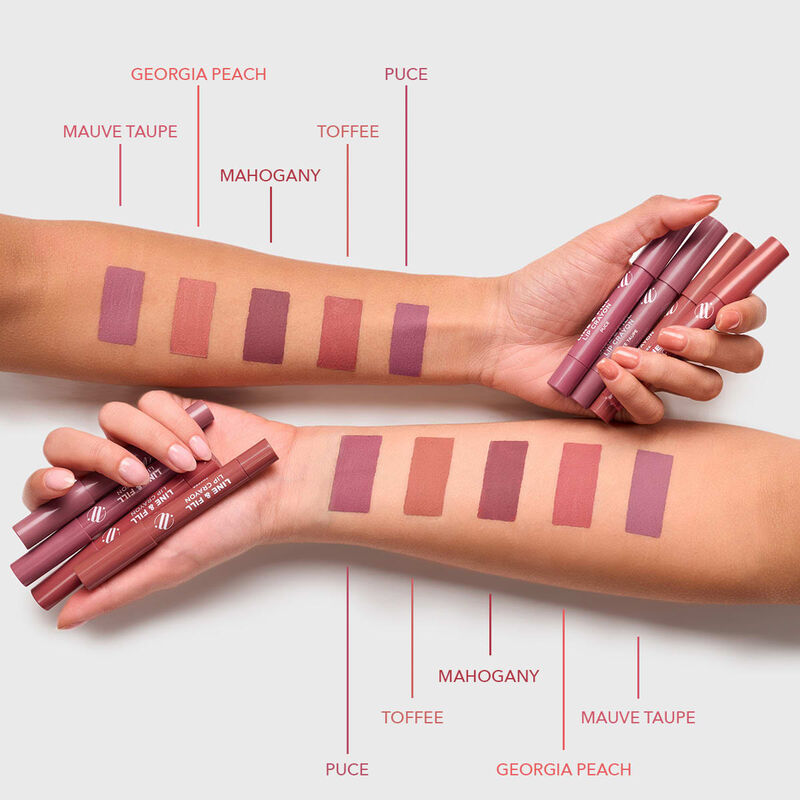 noha nabil line & fill lip crayon