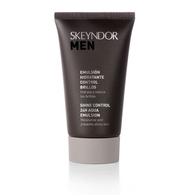 skeyndor men shine control 24h aqua emulsion