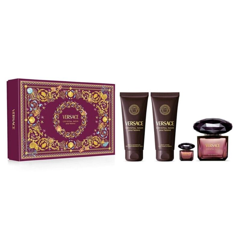 versace crystal noir set
