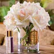 معطر جو باقات الورد الكبيرة بلش في صندوق وردي مع شارة ذهبية faces معطر جو باقات الورد الكبيرة بلش في صندوق وردي مع شارة ذهبية