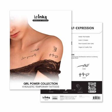 faces مجموعة وشم قوة الفتاة