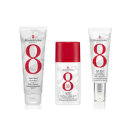 Eight Hour Hydraplay 2 in 1 cleanser X Eight Hour Hydraplay SPF fluid X Daily Moisturizer faces eight hour hydraplay 2 in 1 cleanser x eight hour hydraplay spf fluid x daily moisturizer