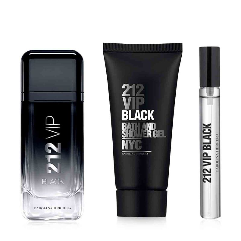 carolina herrera 216 vip black gift set for men