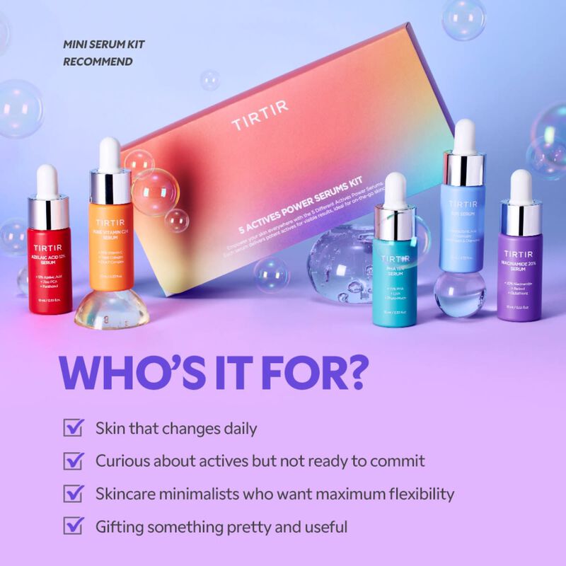 تيرتير باور مجموعة السيرومات الفعالة 5 قطع