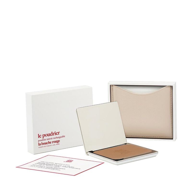 لا بوش روج، باريس مجموعة برونزر لا تير مع علبة من الجلد الفاخر بلون البيج