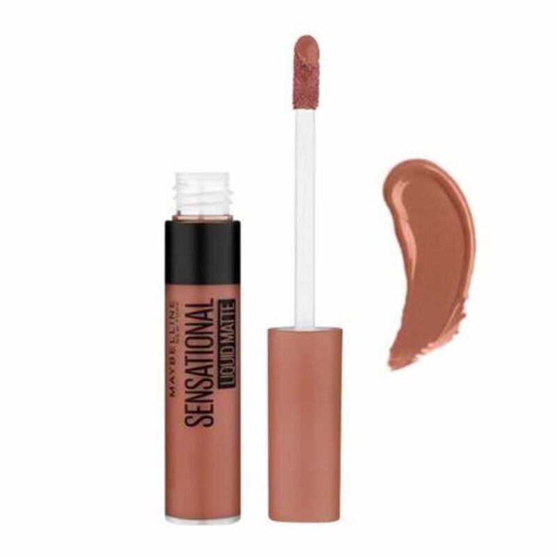 مايبيلين نيويورك أحمر الشفاه السائل غير اللامع سينسيشينال 01 باري إت أول