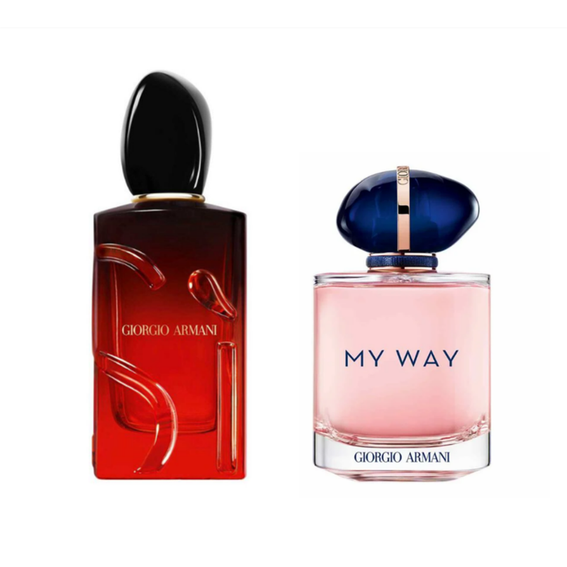 armani beauty si passione intense 100ml x my way edp 90ml