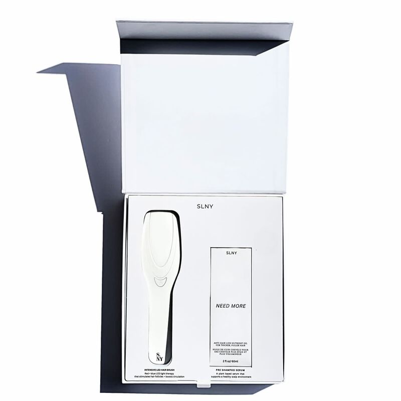 سولاريس لابوراتوريز ان واي مجموعة ذا هير بوست + سيروم نيد مور ومشط علاجي بضوء ليد