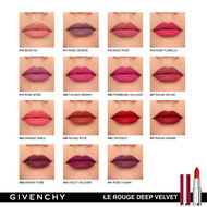 Le Rouge Deep Velvet faces le rouge deep velvet