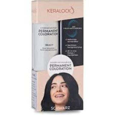 faces keralock permanet hair color black 150ml