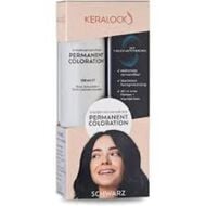 KERALOCK PERMANET HAIR COLOR BLACK 150ML faces keralock permanet hair color black 150ml