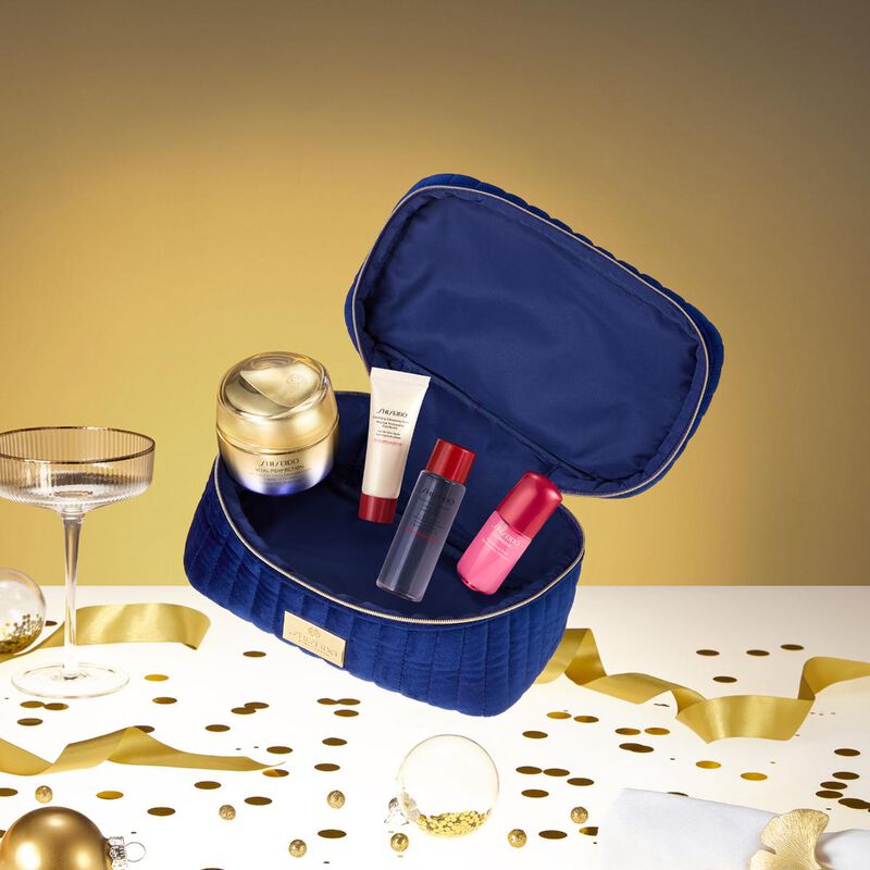 shiseido vital perfection advanced holiday pouch set