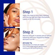 The Hydrogel Face Mask faces the hydrogel face mask