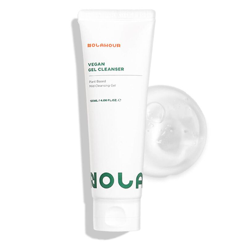 nolahour vegan gel cleanser low ph soothing wash for acneprone skin