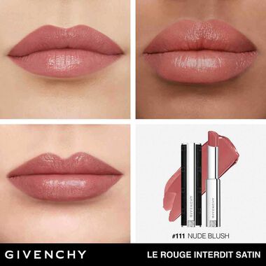 Le Rouge Interdit Satin faces le rouge interdit satin